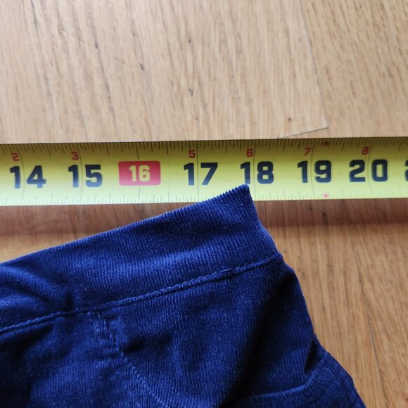 Isaac Mizrahi Live! Stretch Pincord Corduroy Pull On Pants Blue 18W Comfort - Picture 5 of 8